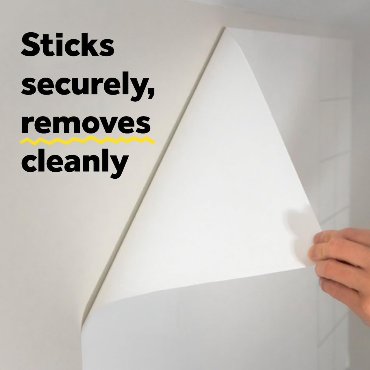 Dry Erase Whiteboard Film Surface for Walls, Doors, Tables, Chalkboards, Whiteboards, and More, Removable, Stain-Proof, Easy Installation, 8 ft x 4 ft Roll (DEF8X4), Model Number: DEF8x4