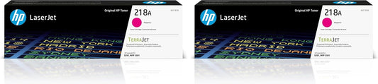 218A Original LaserJet Toner Cartridge - Magenta (Pack of 2)