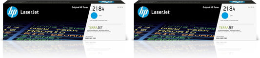 218A Original LaserJet Toner Cartridge - Cyan (Pack of 2)