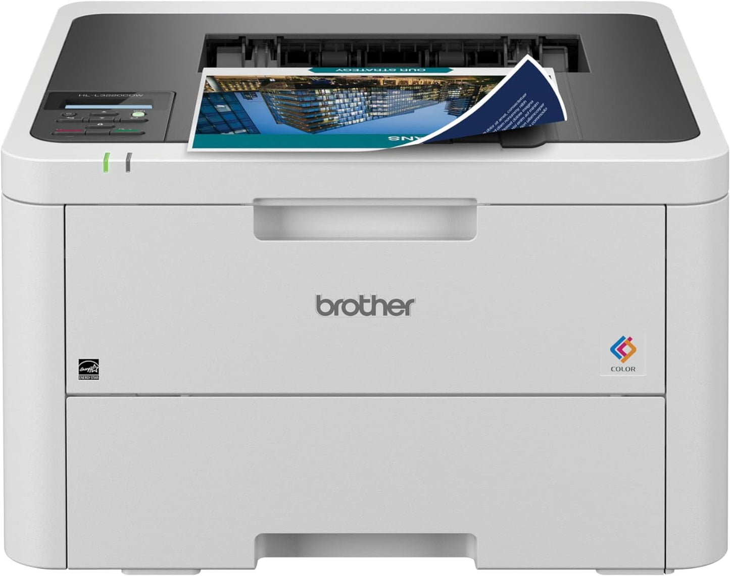 Color Laser Printer with Wireless Printing Fast 19 PPM Output, Duplex Feature, Mobile Device Compatible, 250-Sheet Paper Tray for Professional Home Office Printing (HL-L3220CDW)
