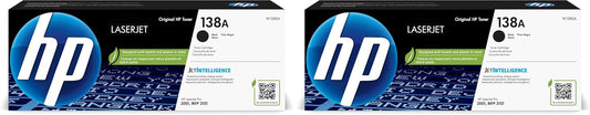138A LaserJet Toner Cartridge - Original Yield - Black (Pack of 2)