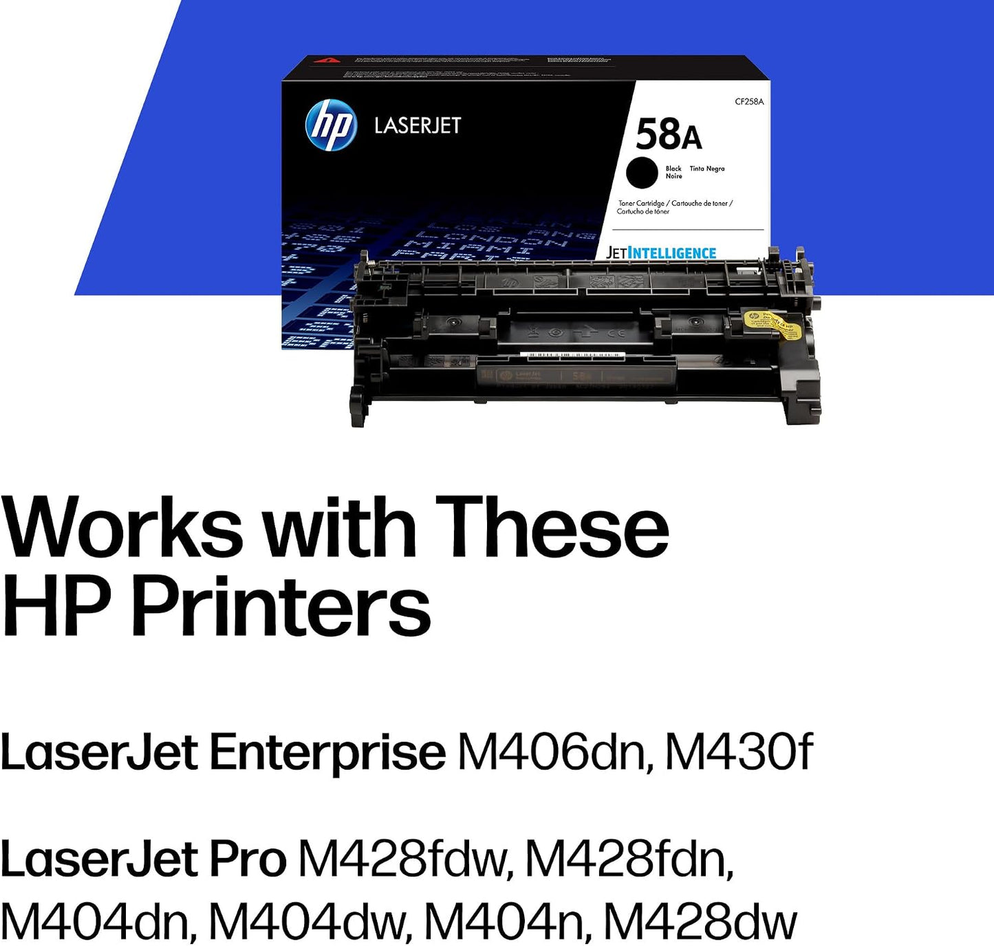 58A (CF258A) Black Original Toner Cartridge