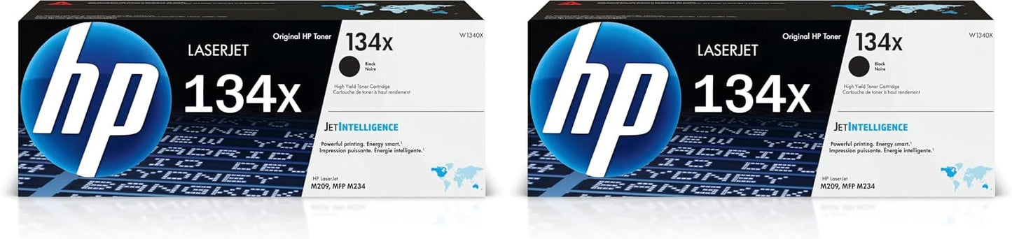 134X | High Yield Toner Cartridge | Black | W1340X (Pack of 2)