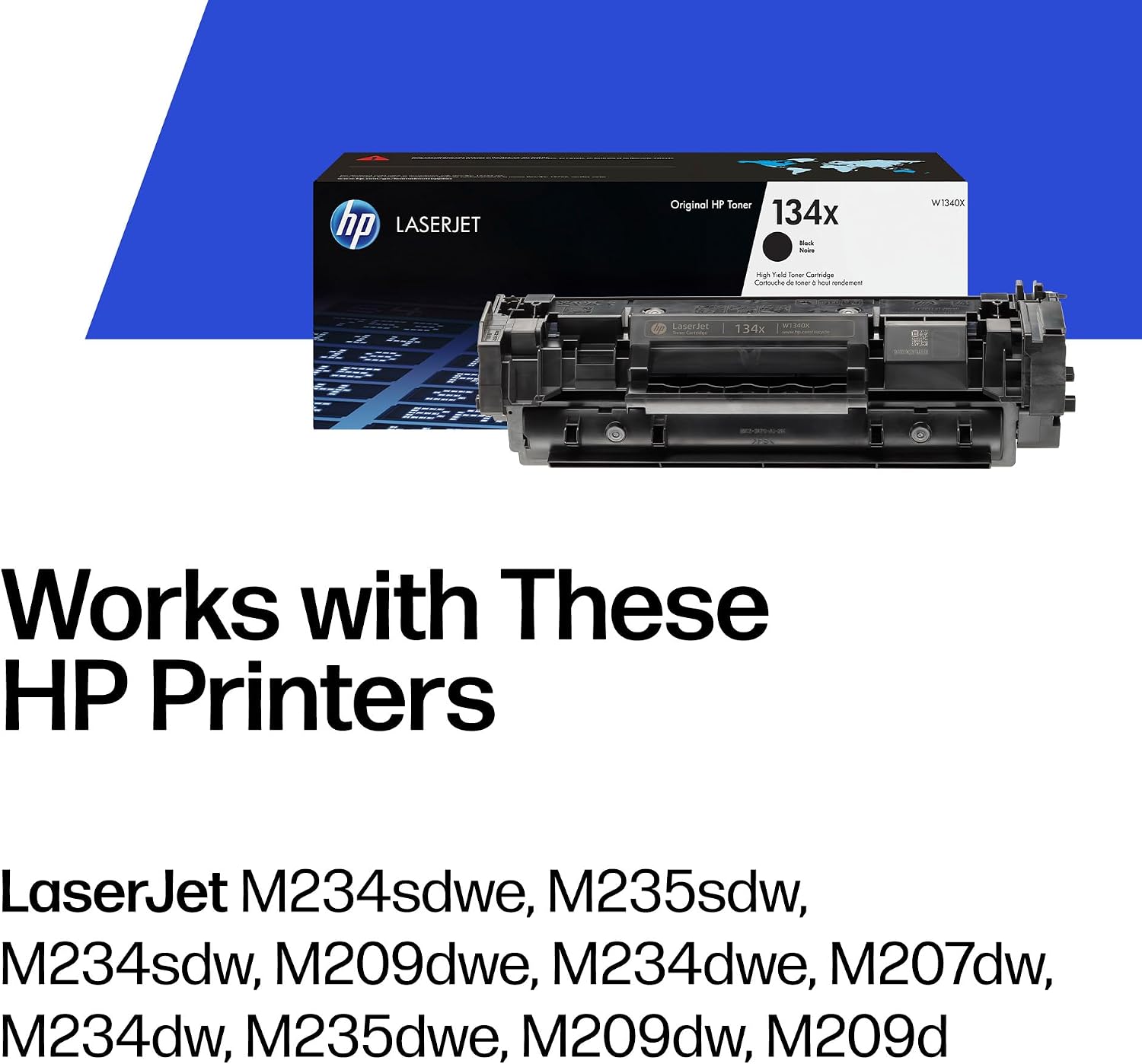 134X | High Yield Toner Cartridge | Black | W1340X
