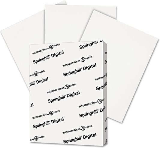 Cardstock Paper, White Paper, 90lb, 163gsm, 8.5 x 11, 92 Bright, 8 Reams / 2,000 Sheets - Index Card Stock, Thick Paper (015101C)