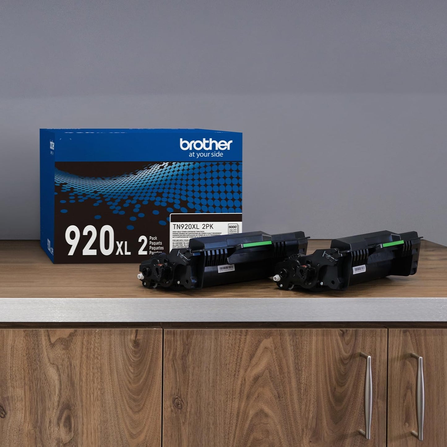 Genuine Cartridge TN920XL High Yield Black Toner Twin Pack, 2 Pack, HL-L5210DN, HL-L5210DW, HL-L5210DWT, HL-L5215DW, HL-L6210DW, HL-L6210DWT, HL-L6310DW,MFC-L6810DW | Approx. 6, 000 Pages per Cartridge, Compatible with Hl-L5210dw and Hl-L6210dw